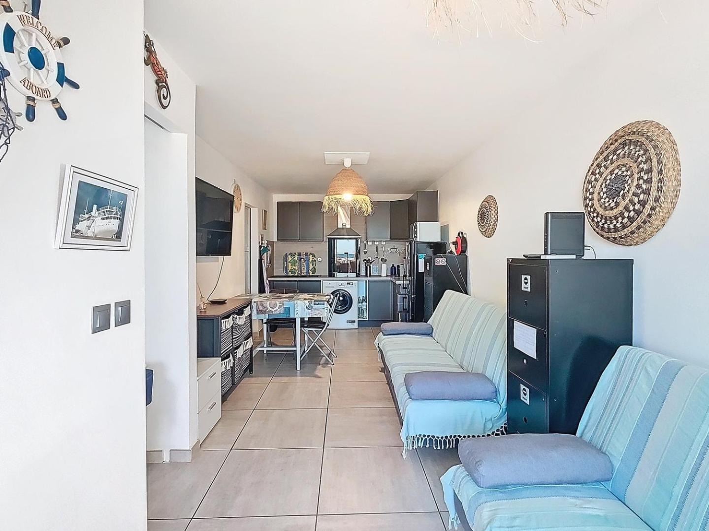 Appartement Vue Mer Grand Plage 4 Pers Ле-Баркарес Екстер'єр фото